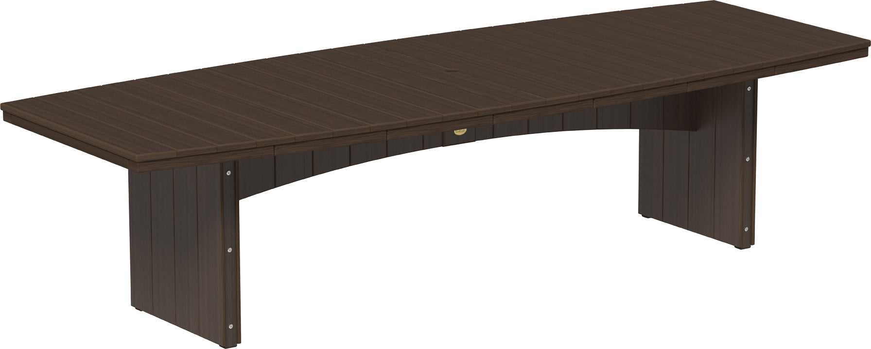 LuxCraft – Urban Dining Table 4′ x 10′ Oval – Large Outdoor Patio Table