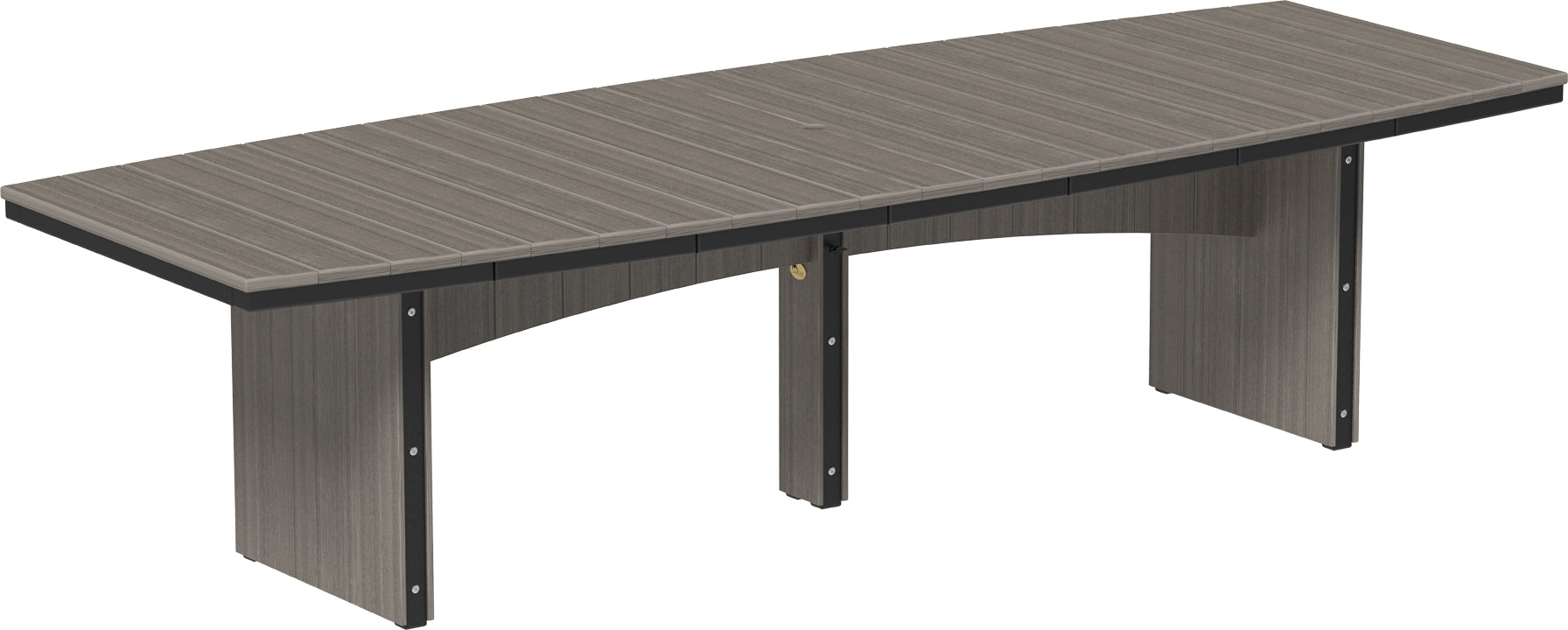 LuxCraft – Urban Dining Table 4′ x 10′ Oval – Large Outdoor Patio Table