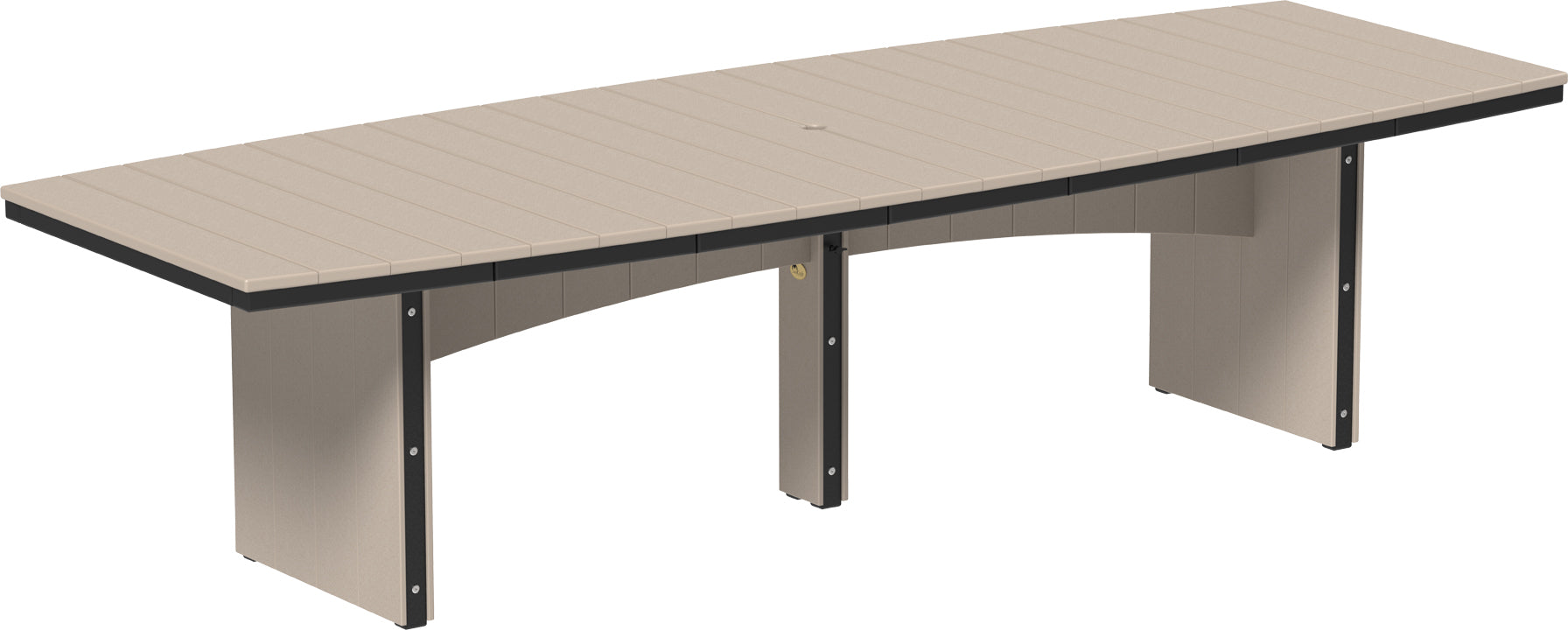 LuxCraft – Urban Dining Table 4′ x 10′ Oval – Large Outdoor Patio Table