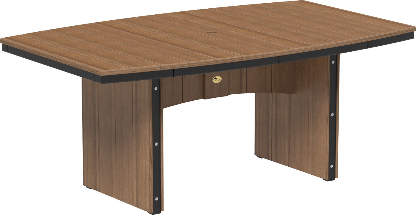 LuxCraft – Urban Dining Table 4′ x 6′ Oval – Contemporary Outdoor Patio Table