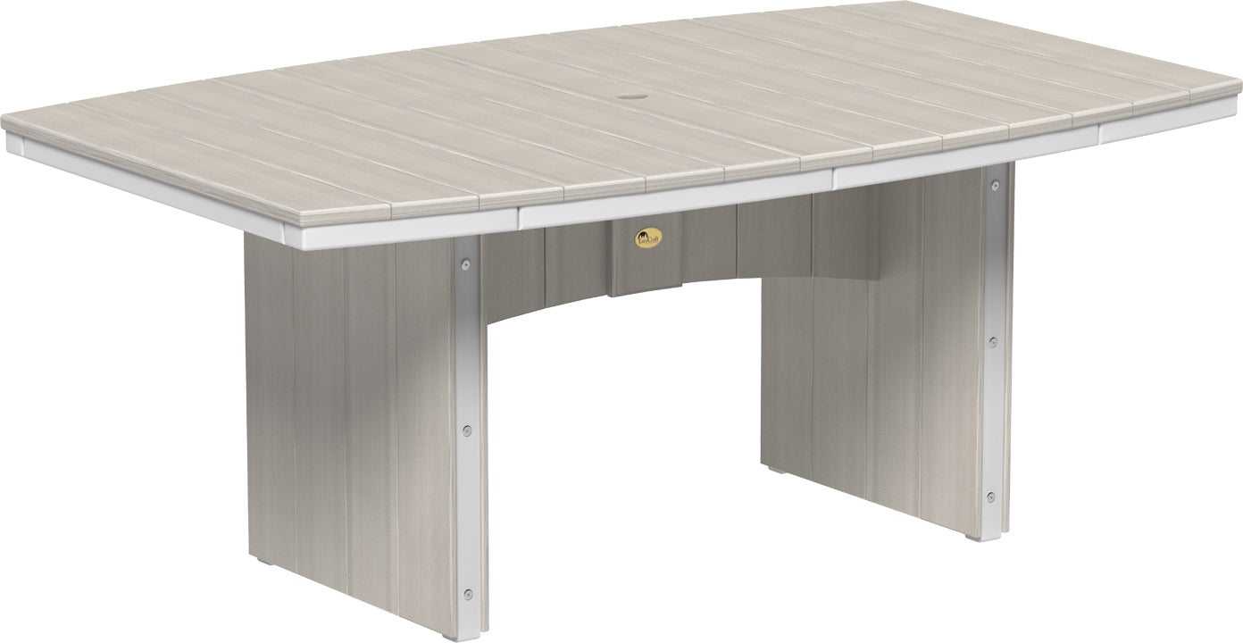 LuxCraft – Urban Dining Table 4′ x 6′ Oval – Contemporary Outdoor Patio Table