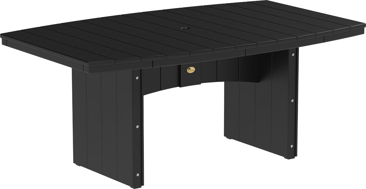 LuxCraft – Urban Dining Table 4′ x 6′ Oval – Contemporary Outdoor Patio Table