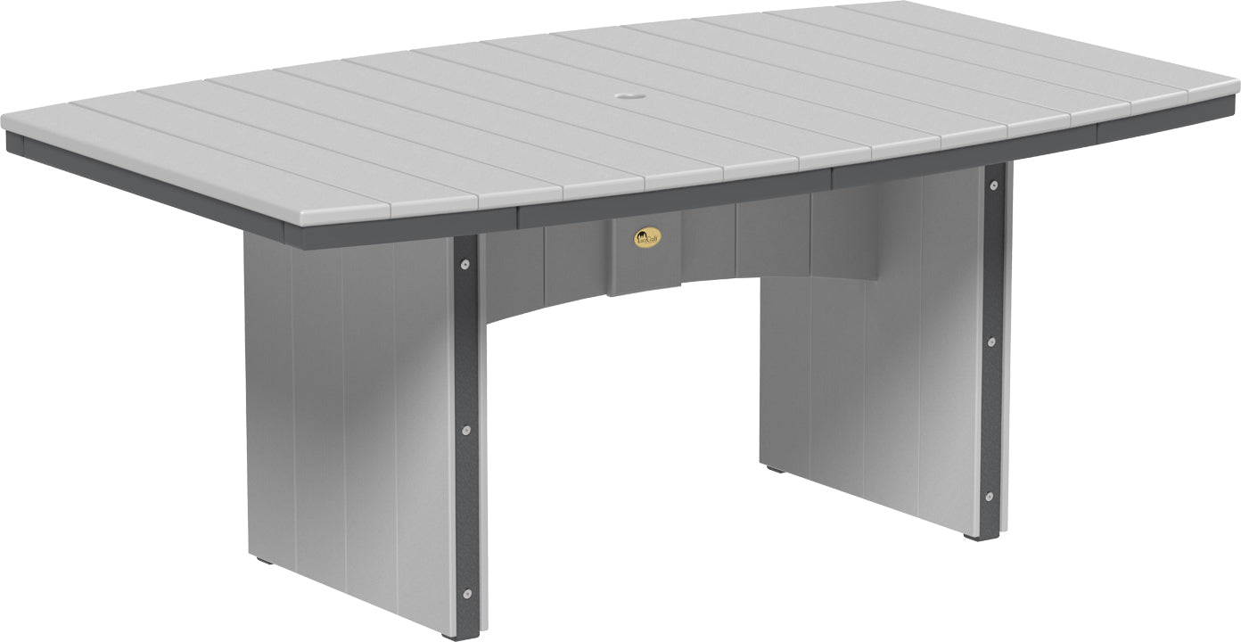 LuxCraft – Urban Dining Table 4′ x 6′ Oval – Contemporary Outdoor Patio Table