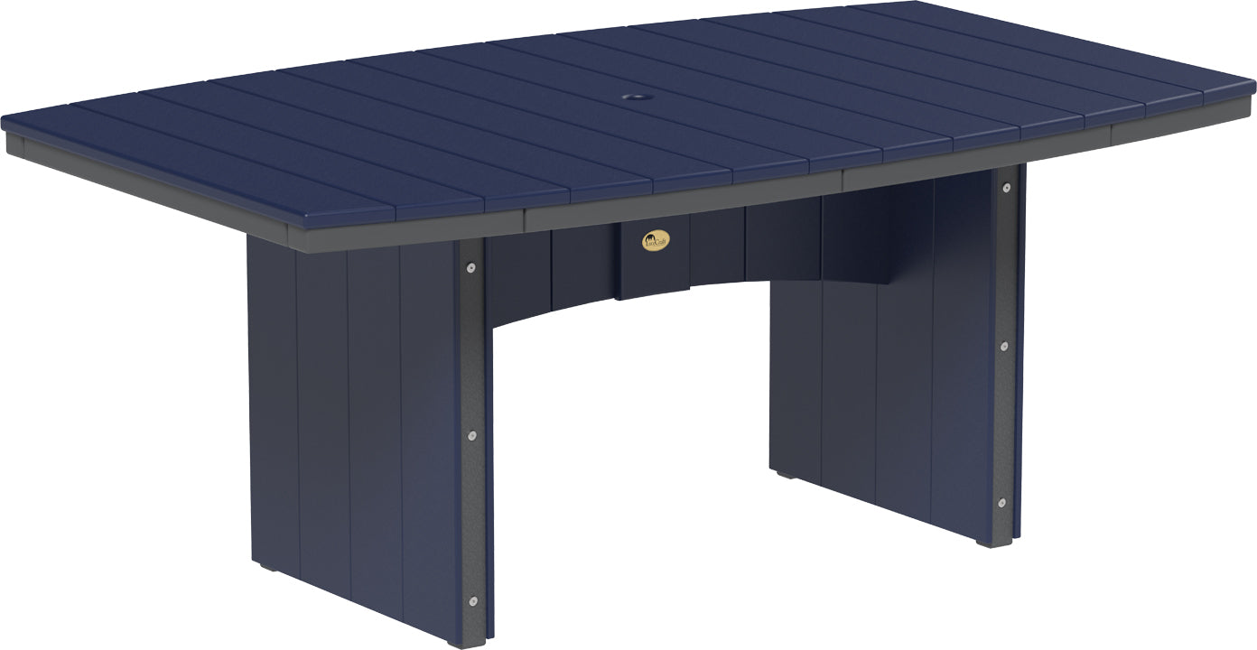 LuxCraft – Urban Dining Table 4′ x 6′ Oval – Contemporary Outdoor Patio Table