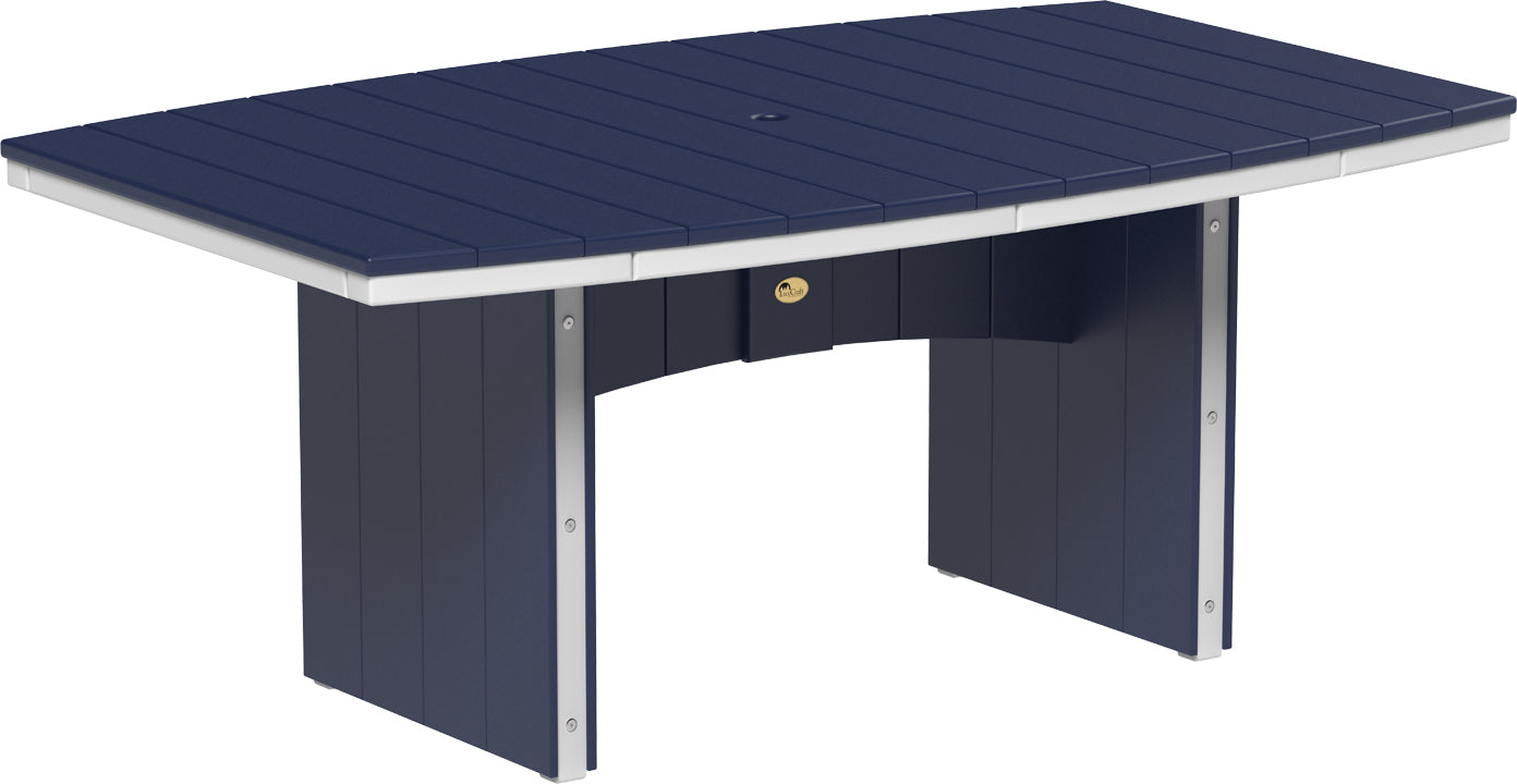 LuxCraft – Urban Dining Table 4′ x 6′ Oval – Contemporary Outdoor Patio Table