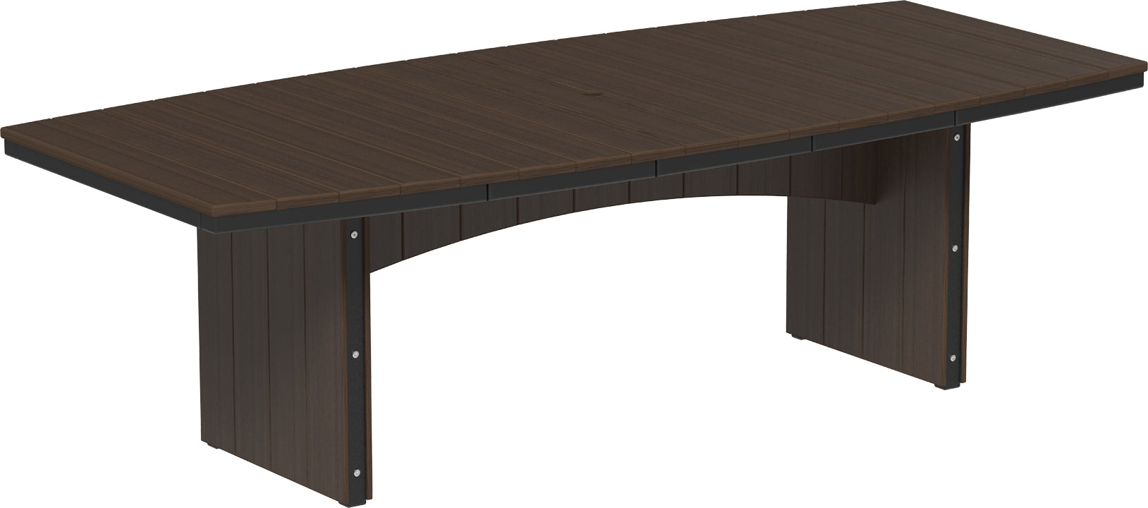 LuxCraft – Urban Dining Table 4′ x 8′ Oval – Large Outdoor Patio Table
