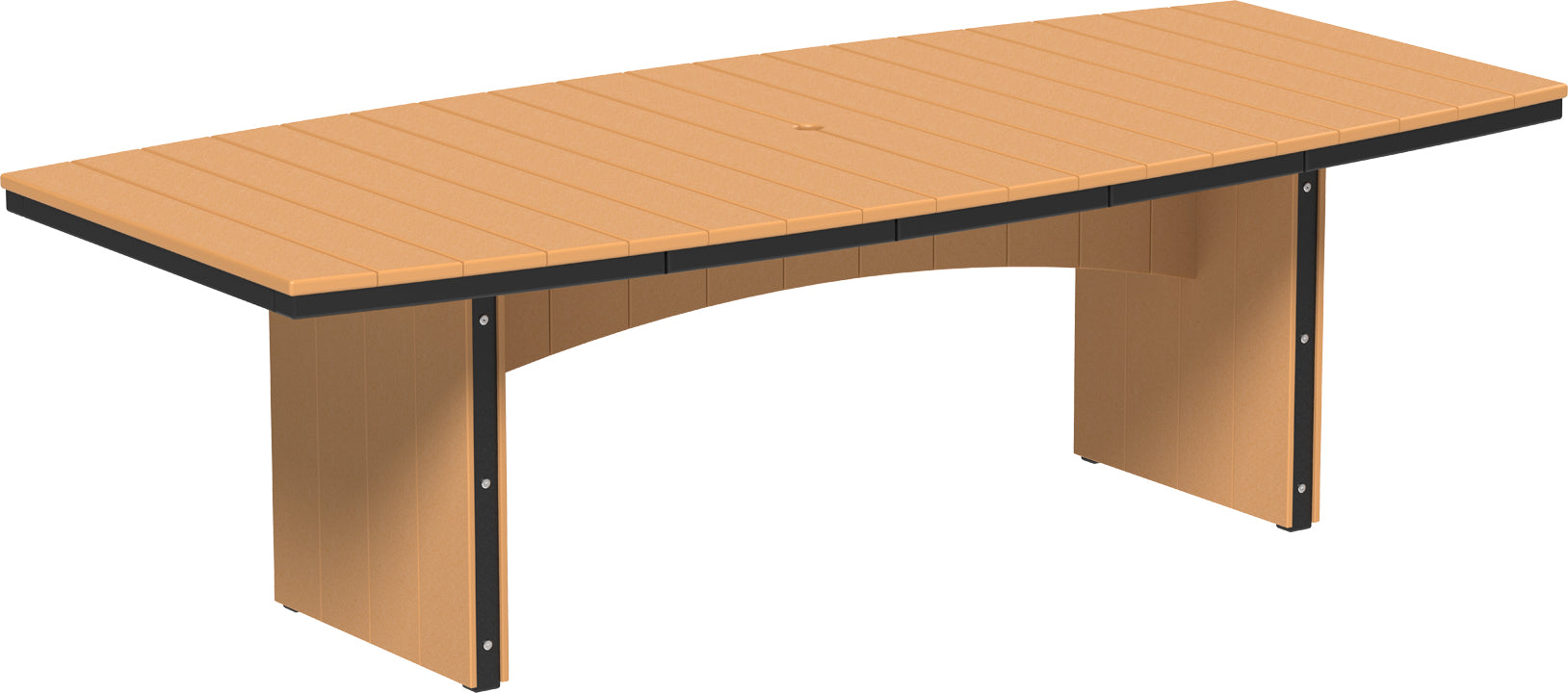LuxCraft – Urban Dining Table 4′ x 8′ Oval – Large Outdoor Patio Table