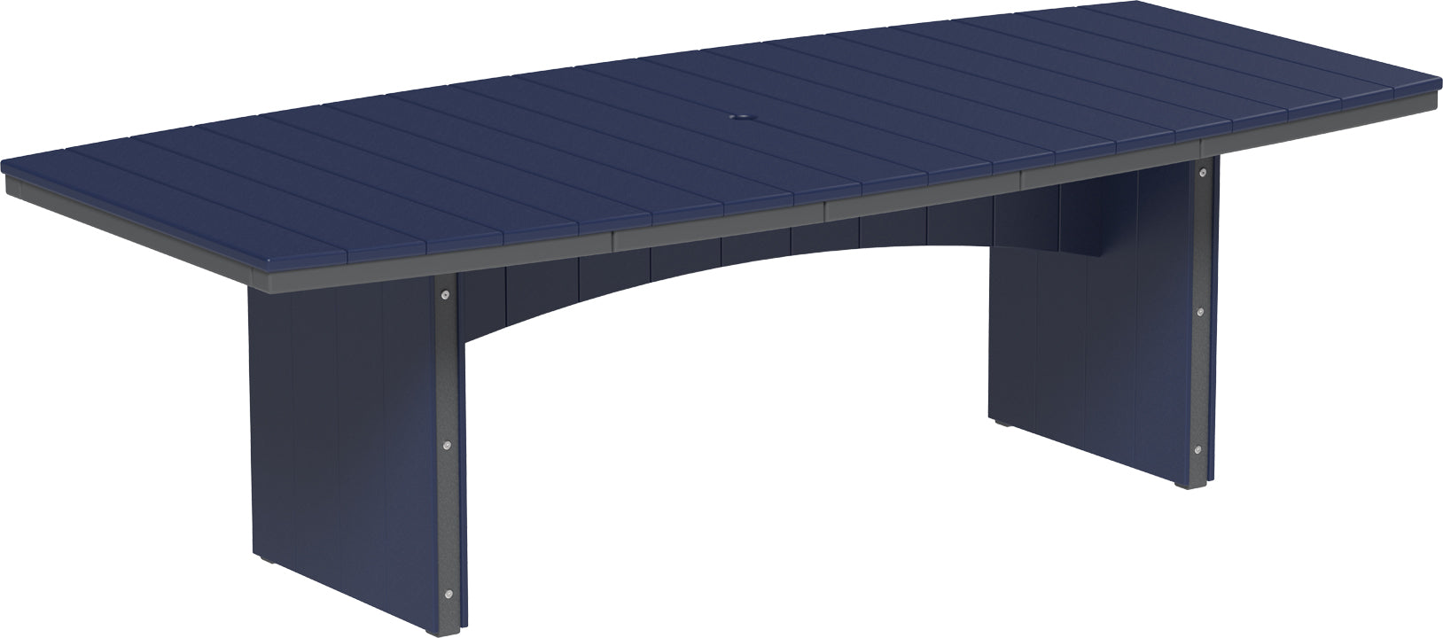 LuxCraft – Urban Dining Table 4′ x 8′ Oval – Large Outdoor Patio Table