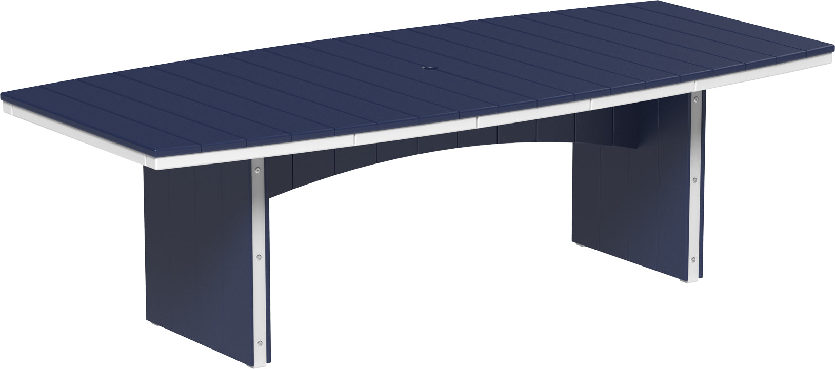 LuxCraft – Urban Dining Table 4′ x 8′ Oval – Large Outdoor Patio Table