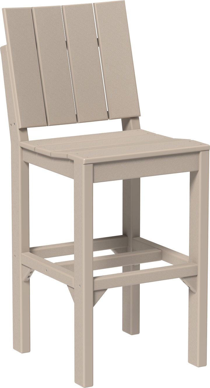 LuxCraft – Urban Side Chair – Modern Outdoor Dining Chair with Clean Lines