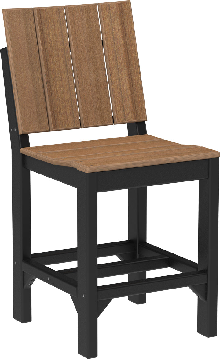 LuxCraft – Urban Side Chair – Modern Outdoor Dining Chair with Clean Lines