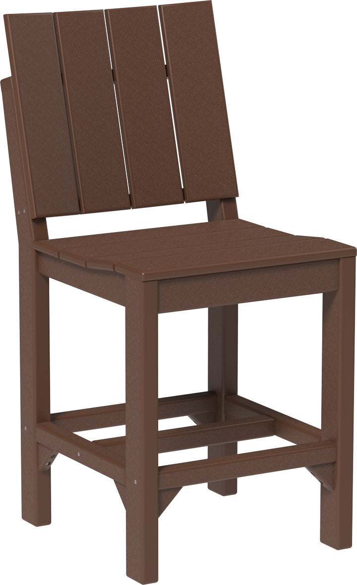 LuxCraft – Urban Side Chair – Modern Outdoor Dining Chair with Clean Lines
