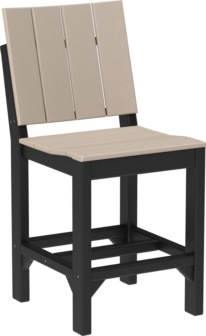 LuxCraft – Urban Side Chair – Modern Outdoor Dining Chair with Clean Lines