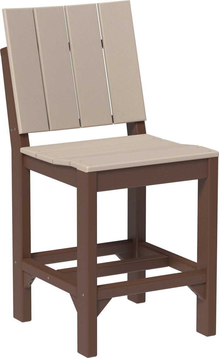 LuxCraft – Urban Side Chair – Modern Outdoor Dining Chair with Clean Lines