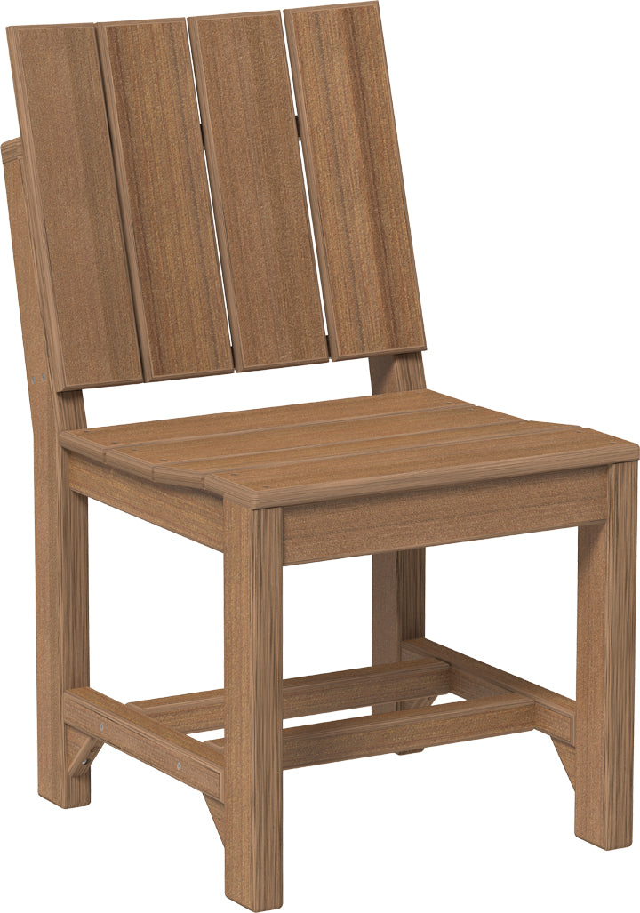LuxCraft – Urban Side Chair – Modern Outdoor Dining Chair with Clean Lines