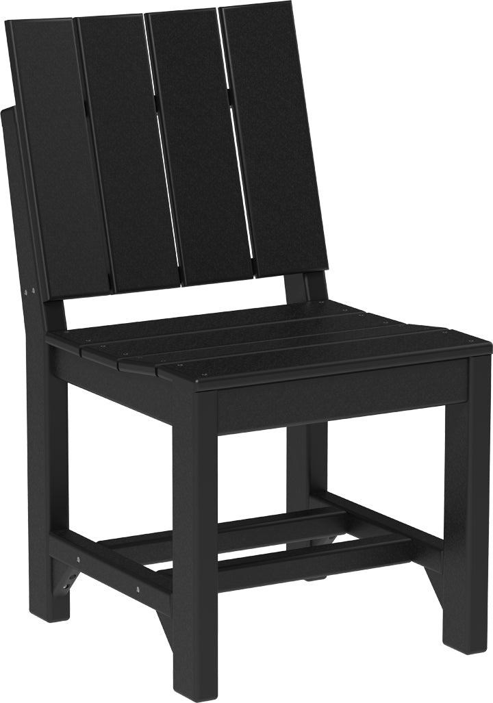 LuxCraft – Urban Side Chair – Modern Outdoor Dining Chair with Clean Lines
