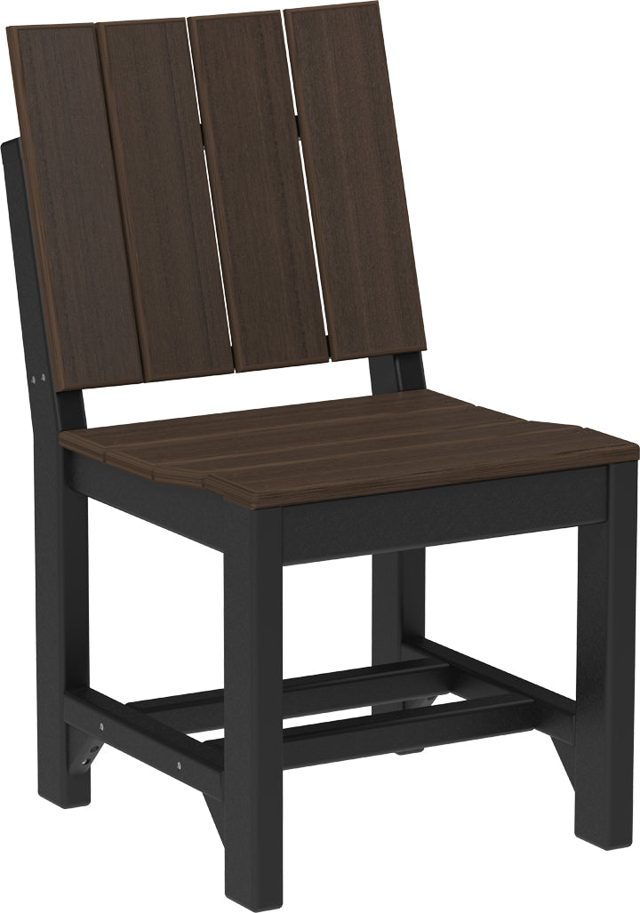 LuxCraft – Urban Side Chair – Modern Outdoor Dining Chair with Clean Lines