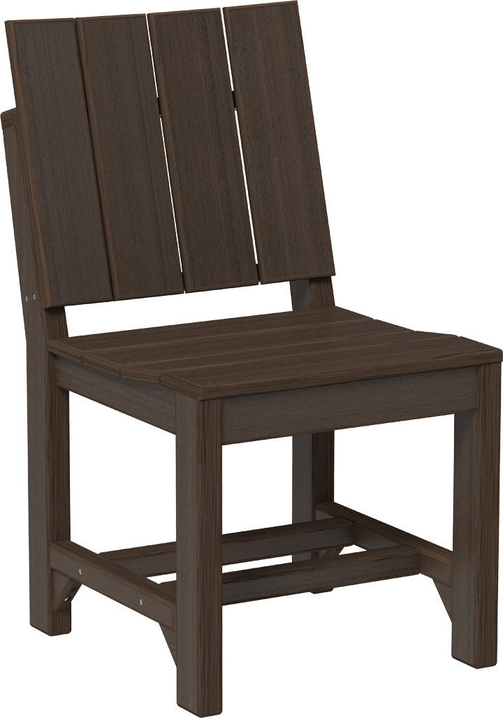 LuxCraft – Urban Side Chair – Modern Outdoor Dining Chair with Clean Lines