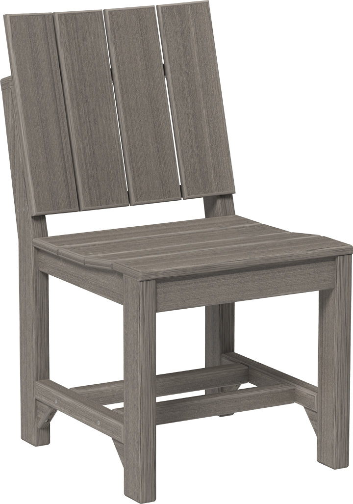 LuxCraft – Urban Side Chair – Modern Outdoor Dining Chair with Clean Lines