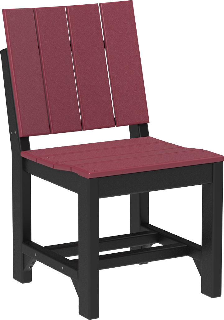 LuxCraft – Urban Side Chair – Modern Outdoor Dining Chair with Clean Lines