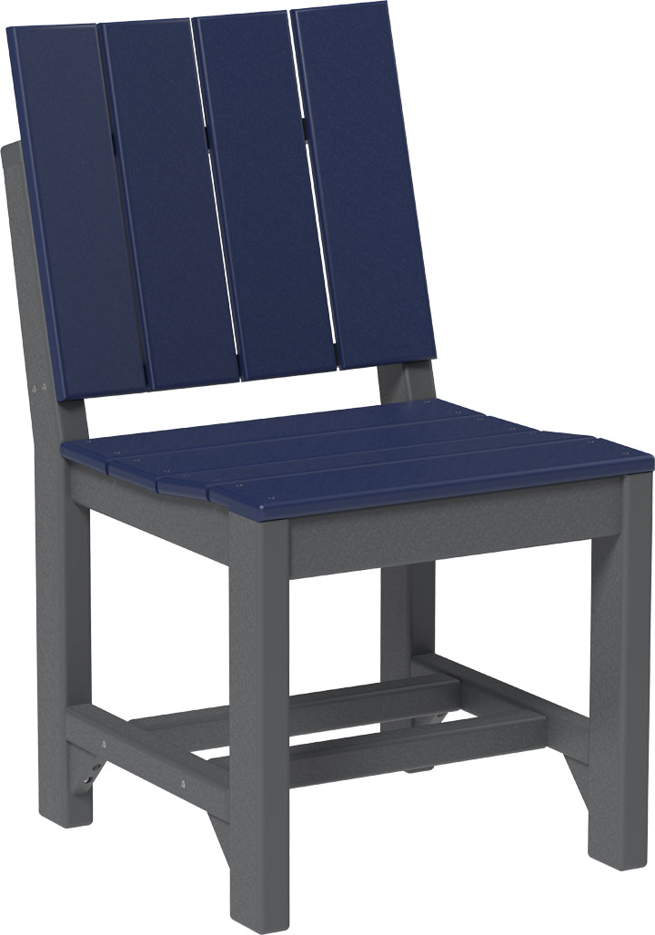 LuxCraft – Urban Side Chair – Modern Outdoor Dining Chair with Clean Lines