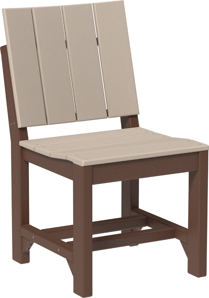 LuxCraft – Urban Side Chair – Modern Outdoor Dining Chair with Clean Lines