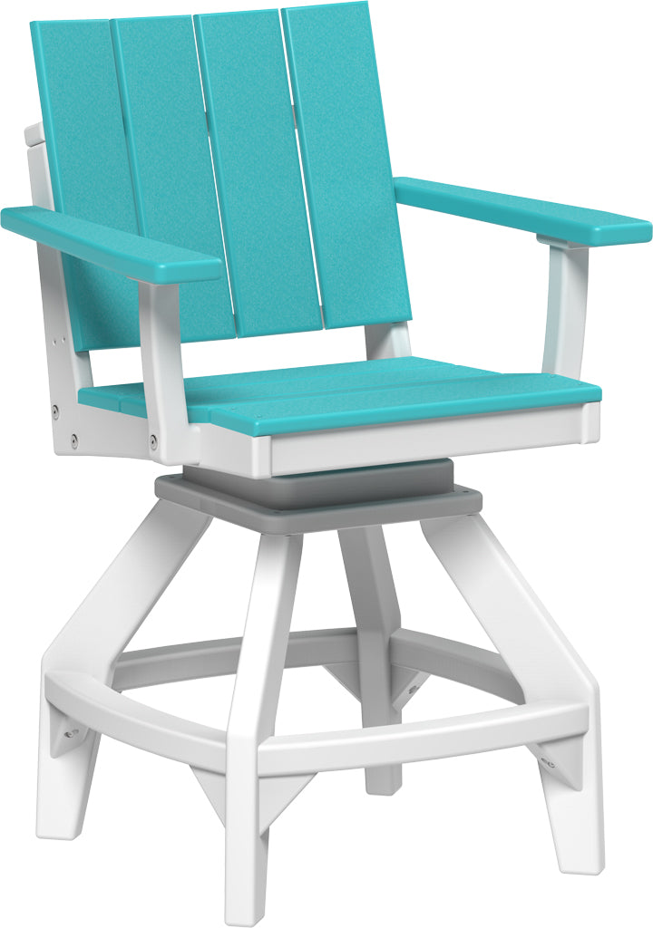 LuxCraft – Urban Swivel Chair – 360° Modern Outdoor Dining Chair
