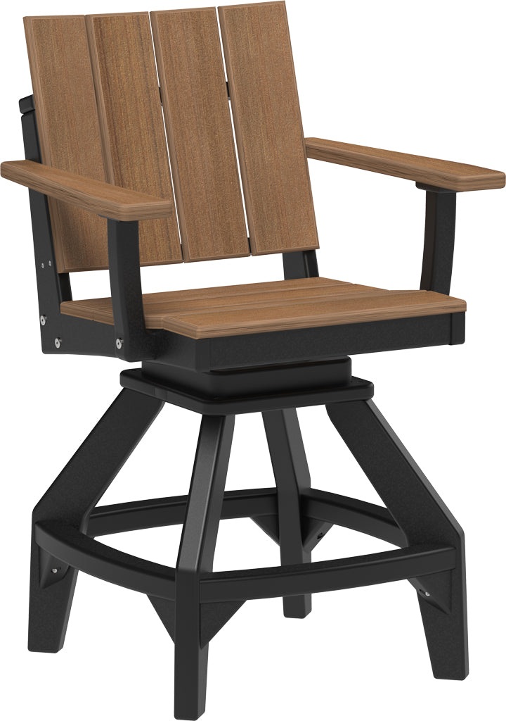 LuxCraft – Urban Swivel Chair – 360° Modern Outdoor Dining Chair