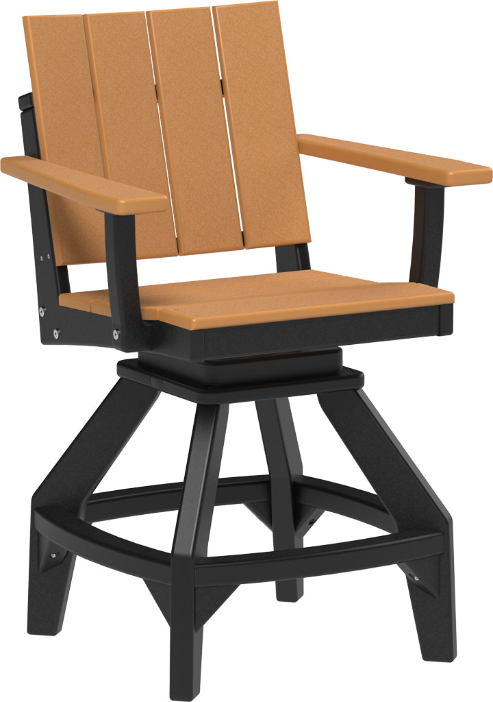 LuxCraft – Urban Swivel Chair – 360° Modern Outdoor Dining Chair