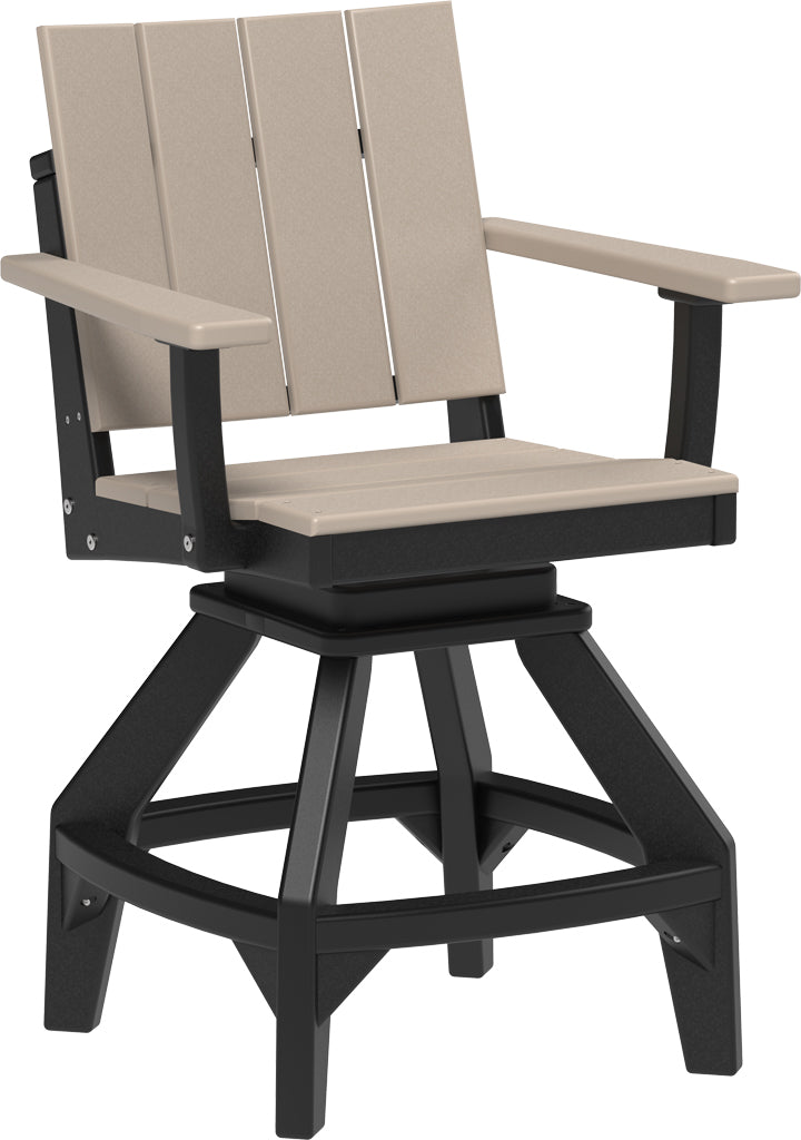 LuxCraft – Urban Swivel Chair – 360° Modern Outdoor Dining Chair