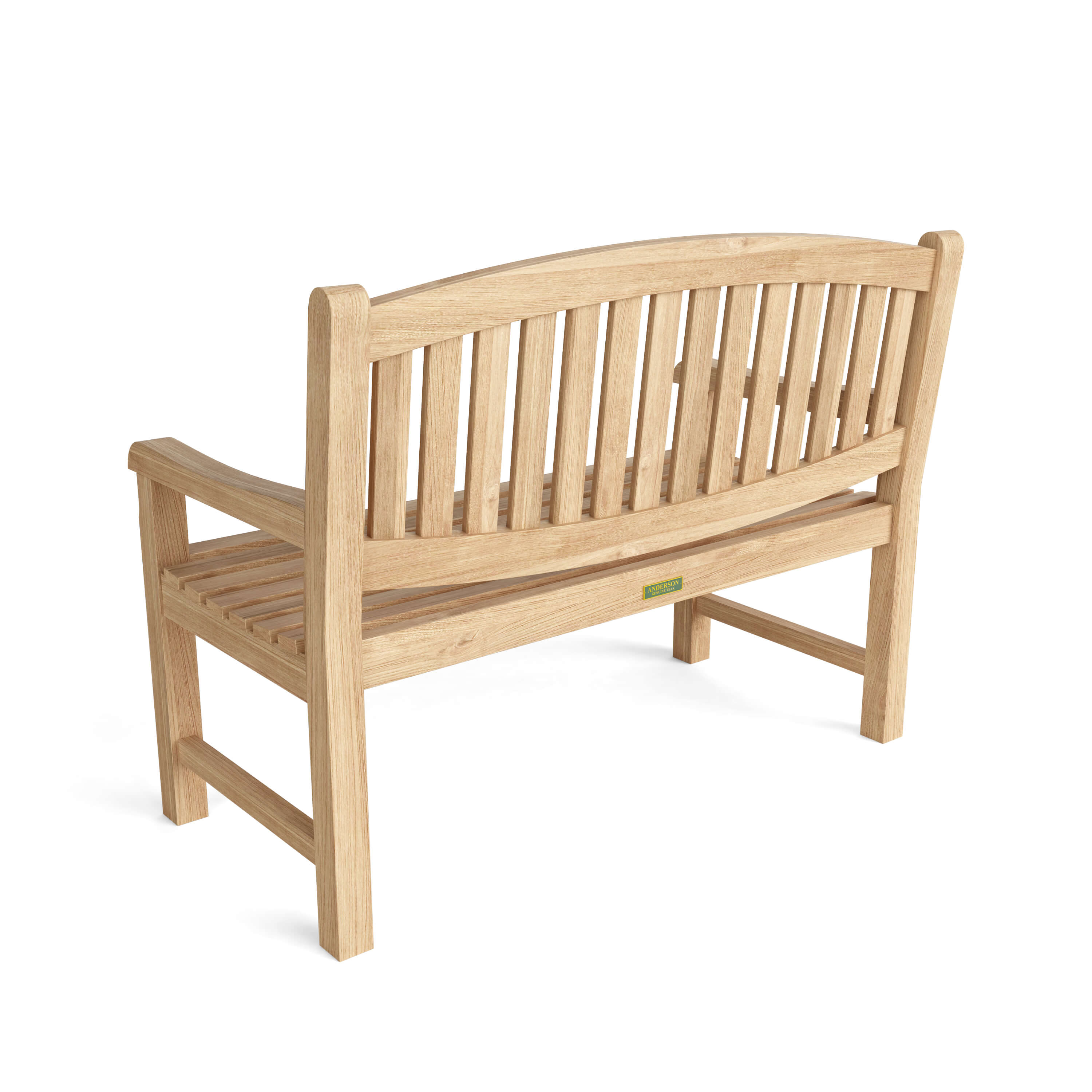 Anderson Teak Kingston 2-Seater Bench – Solid Teak Outdoor Garden Bench