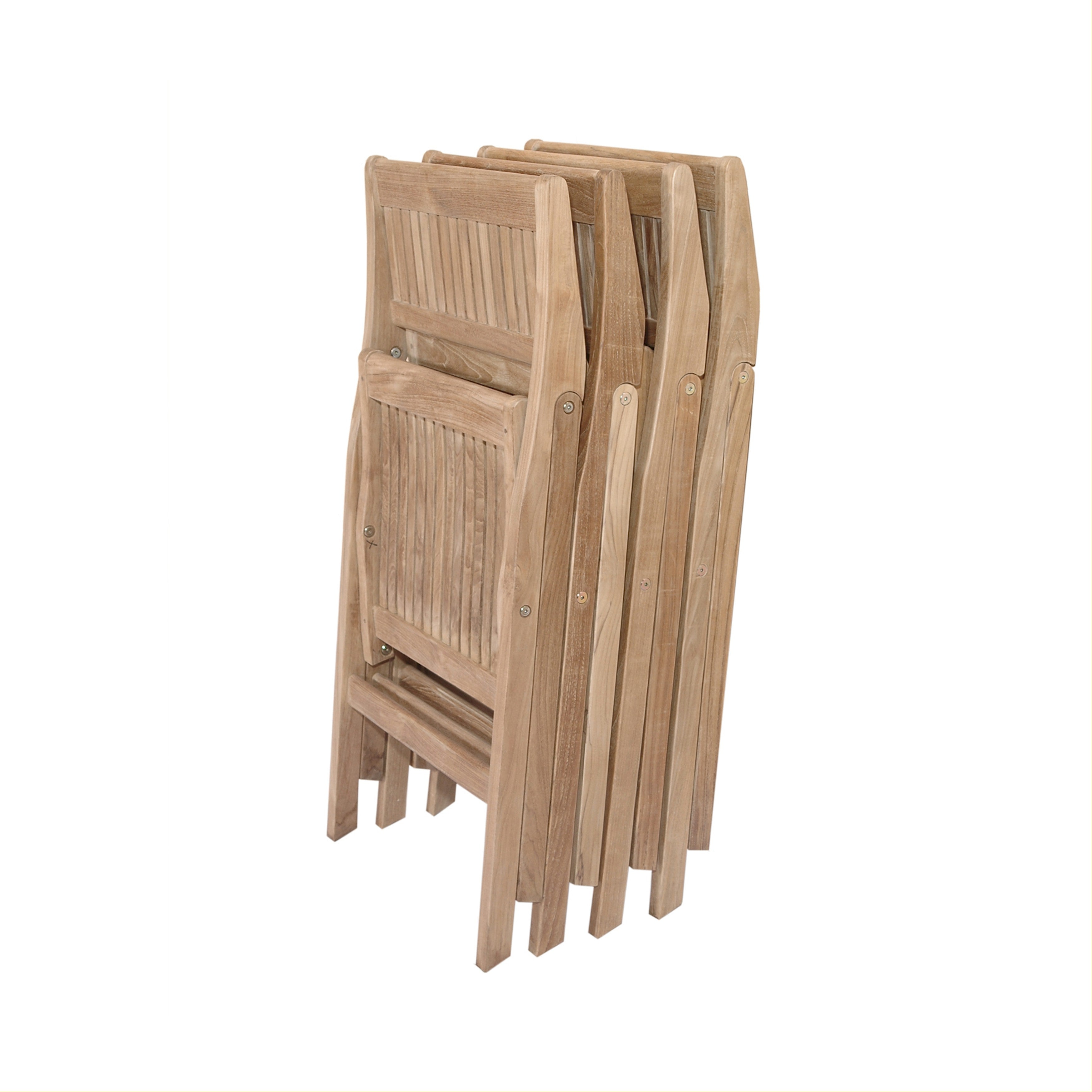 Anderson Teak Windsor Folding Chair (2-PC) – Solid Teak Outdoor Seating