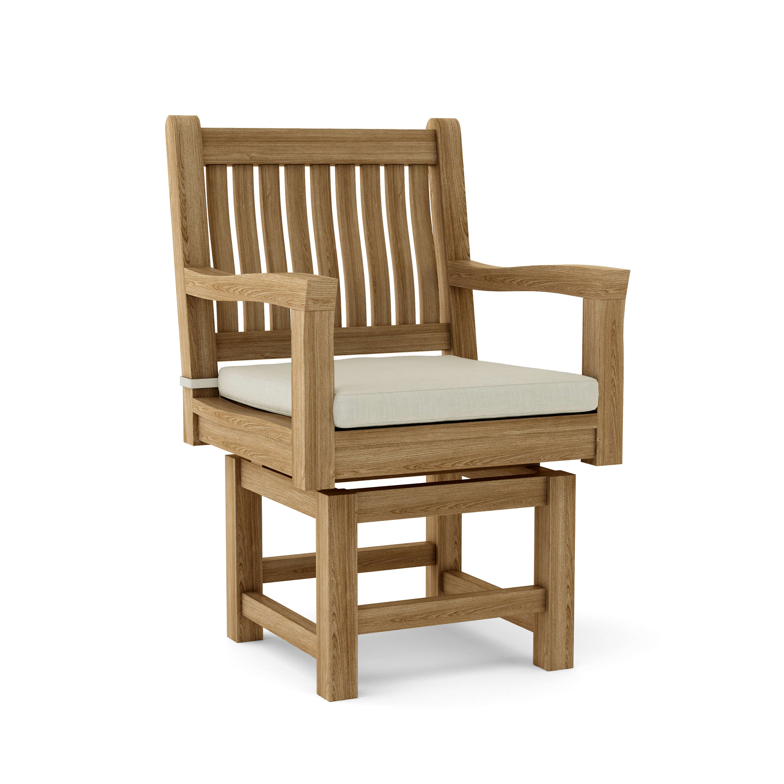 Anderson Teak Rialto Rocking & Swivel Armchair – Teak Outdoor Motion Seating