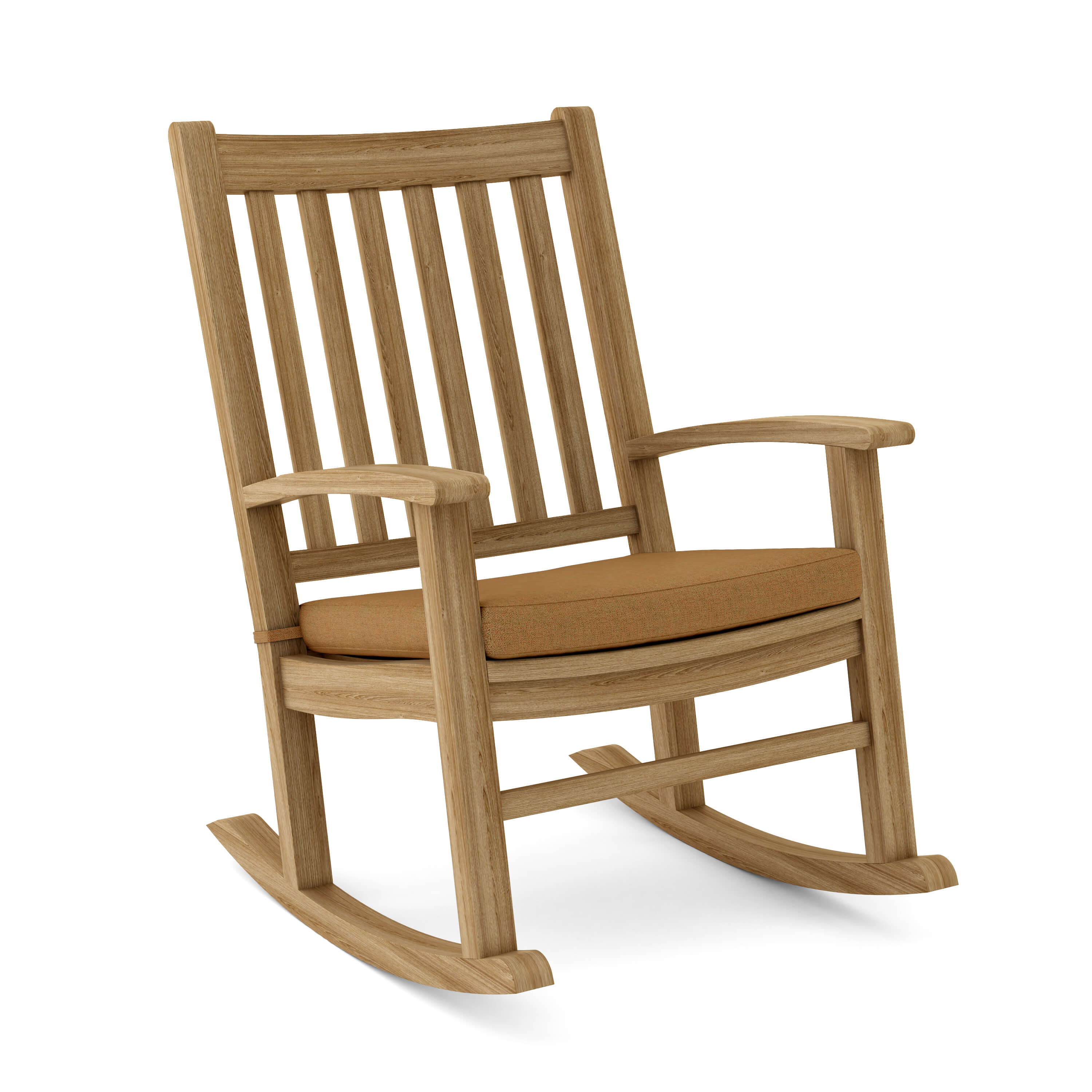 Anderson Teak Palm Beach Rocking Armchair – Classic Teak Outdoor Rocker