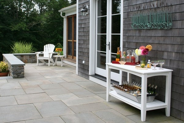 Seaside Windsor 50″ Rectangular Outdoor Buffet Table Large