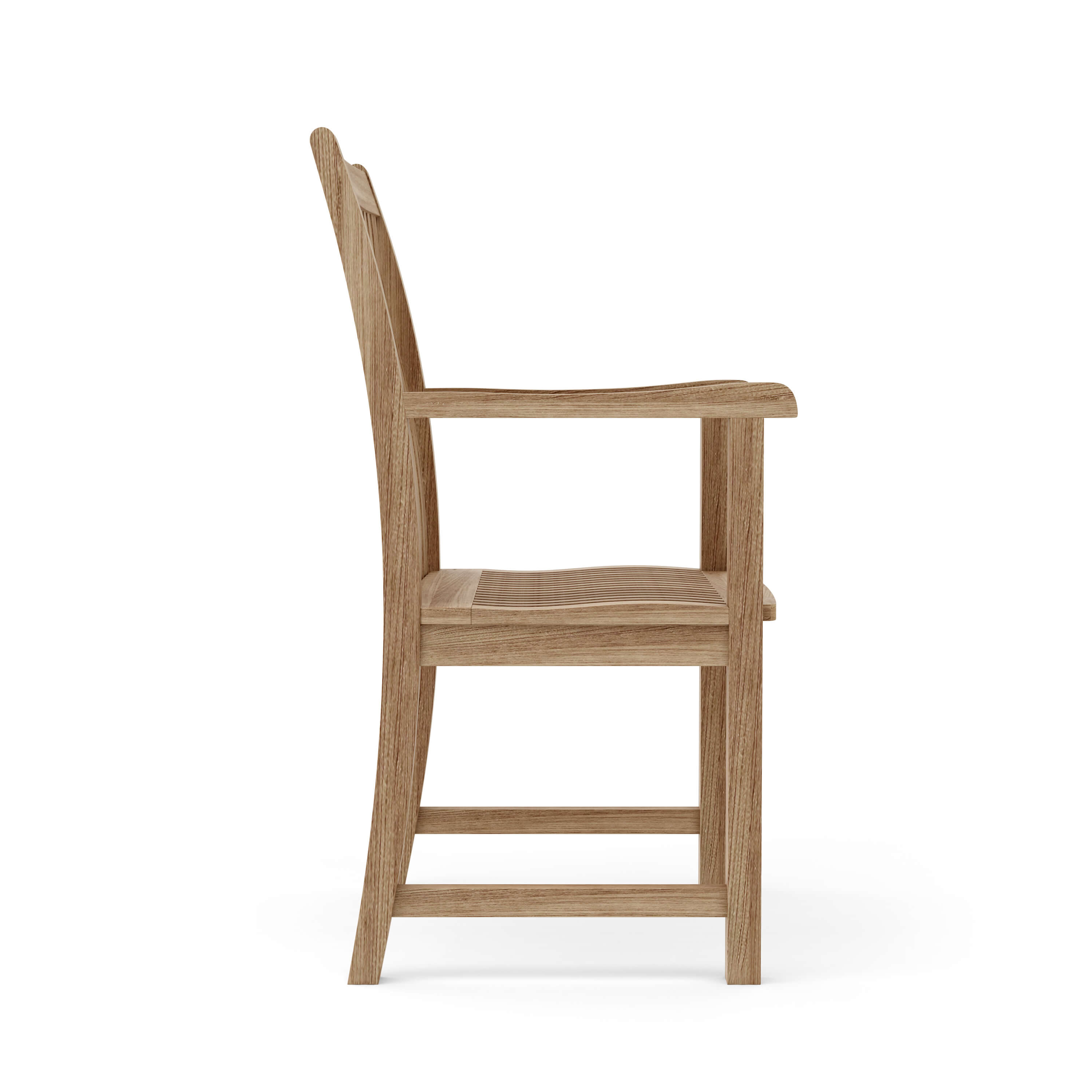 Anderson Teak Chicago Dining Armchair – Solid Teak Outdoor Patio Seating