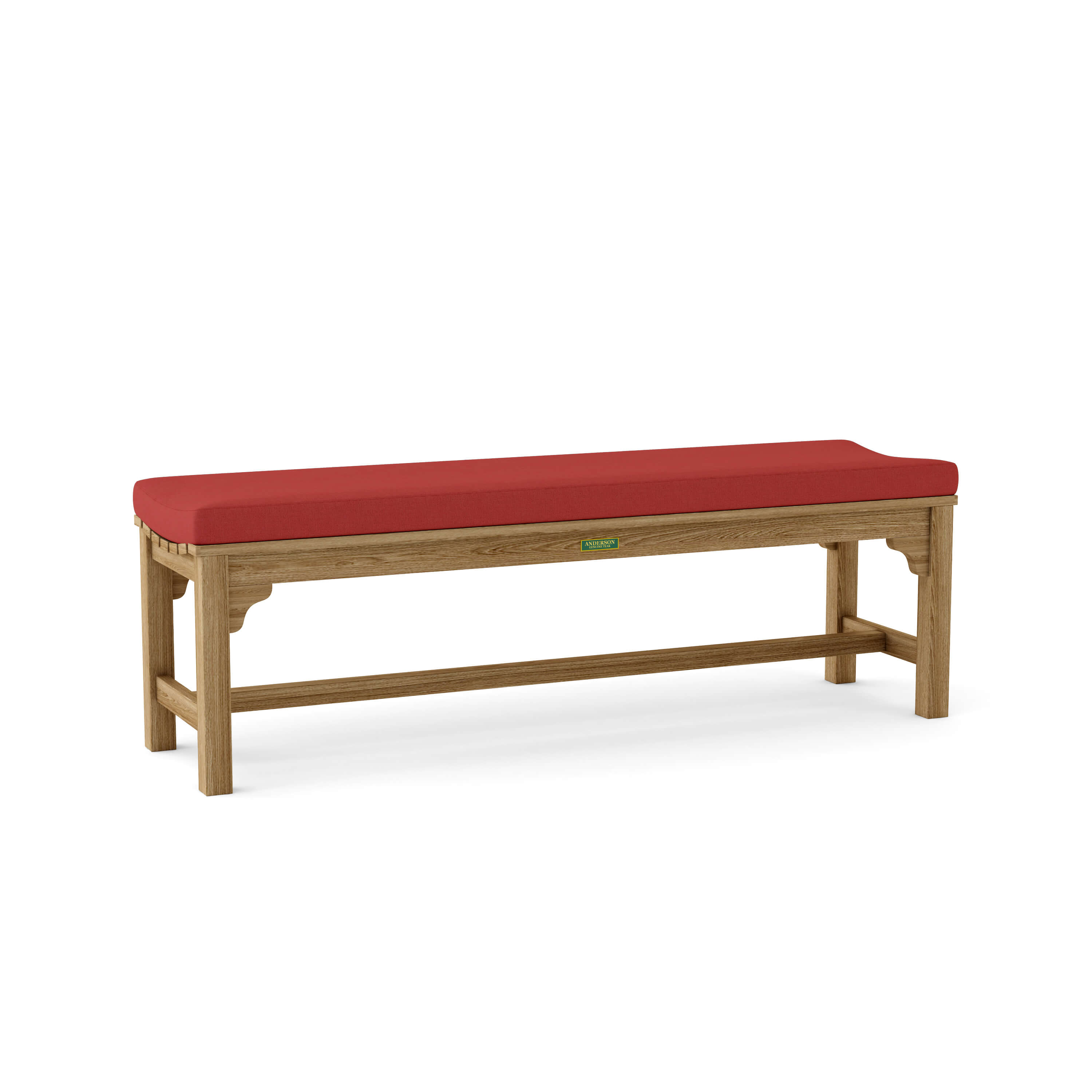 Anderson Teak – Hampton 63″ Backless Bench – Comfortable Teak Patio Seating