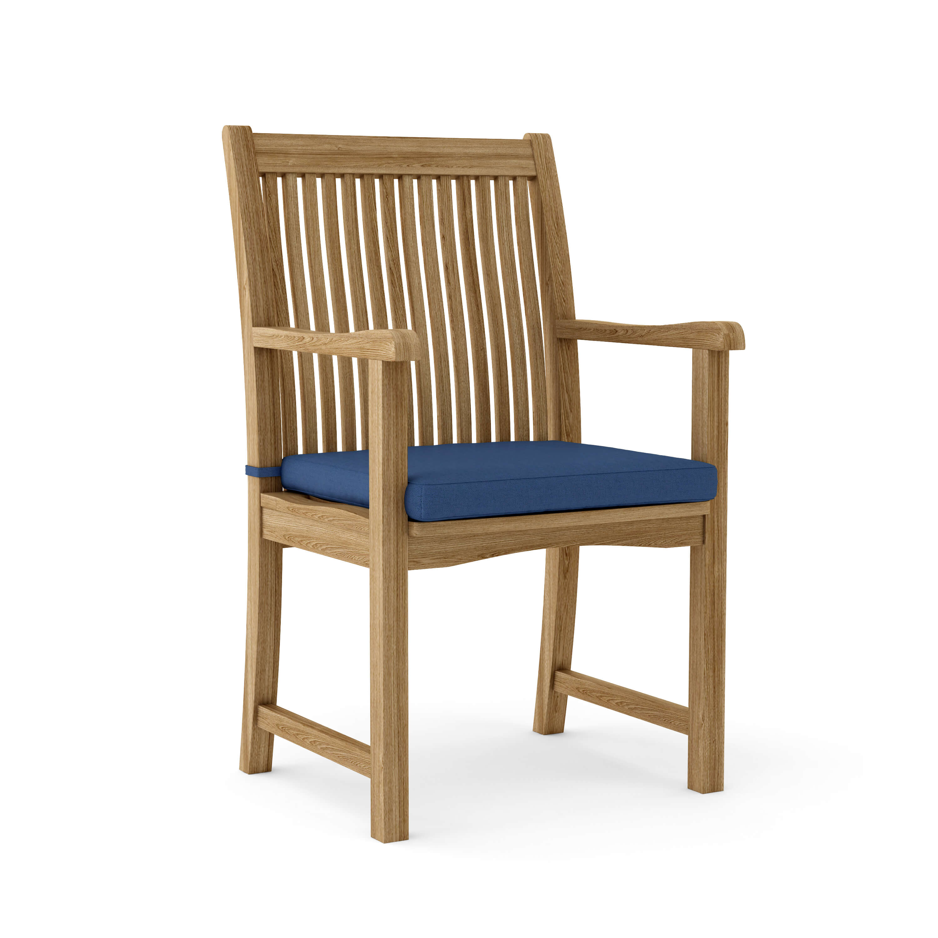 Anderson Teak Chicago Dining Armchair – Solid Teak Outdoor Patio Seating