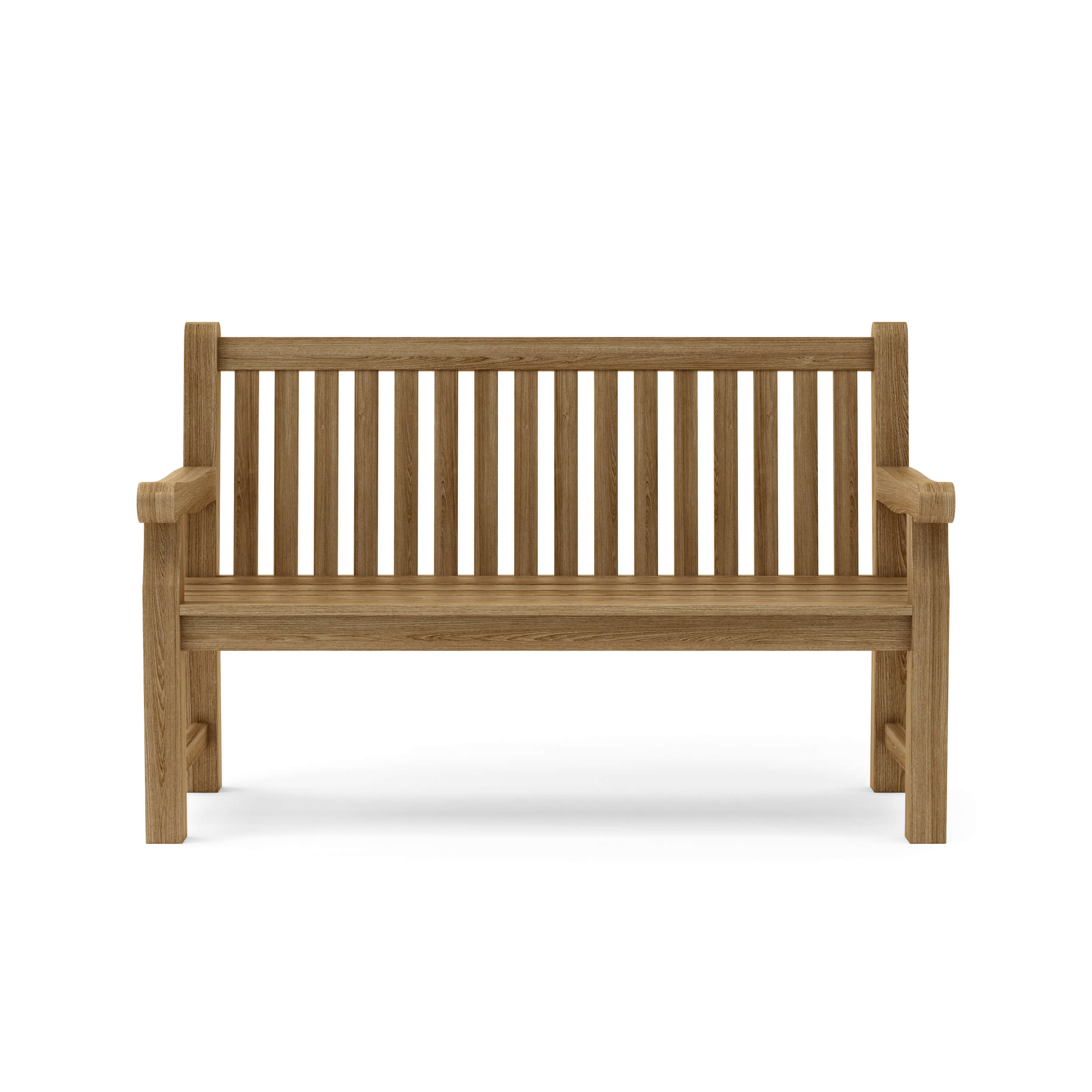 Anderson Teak Devonshire 3-Seater Extra Thick Bench – Solid Teak Outdoor Garden Bench