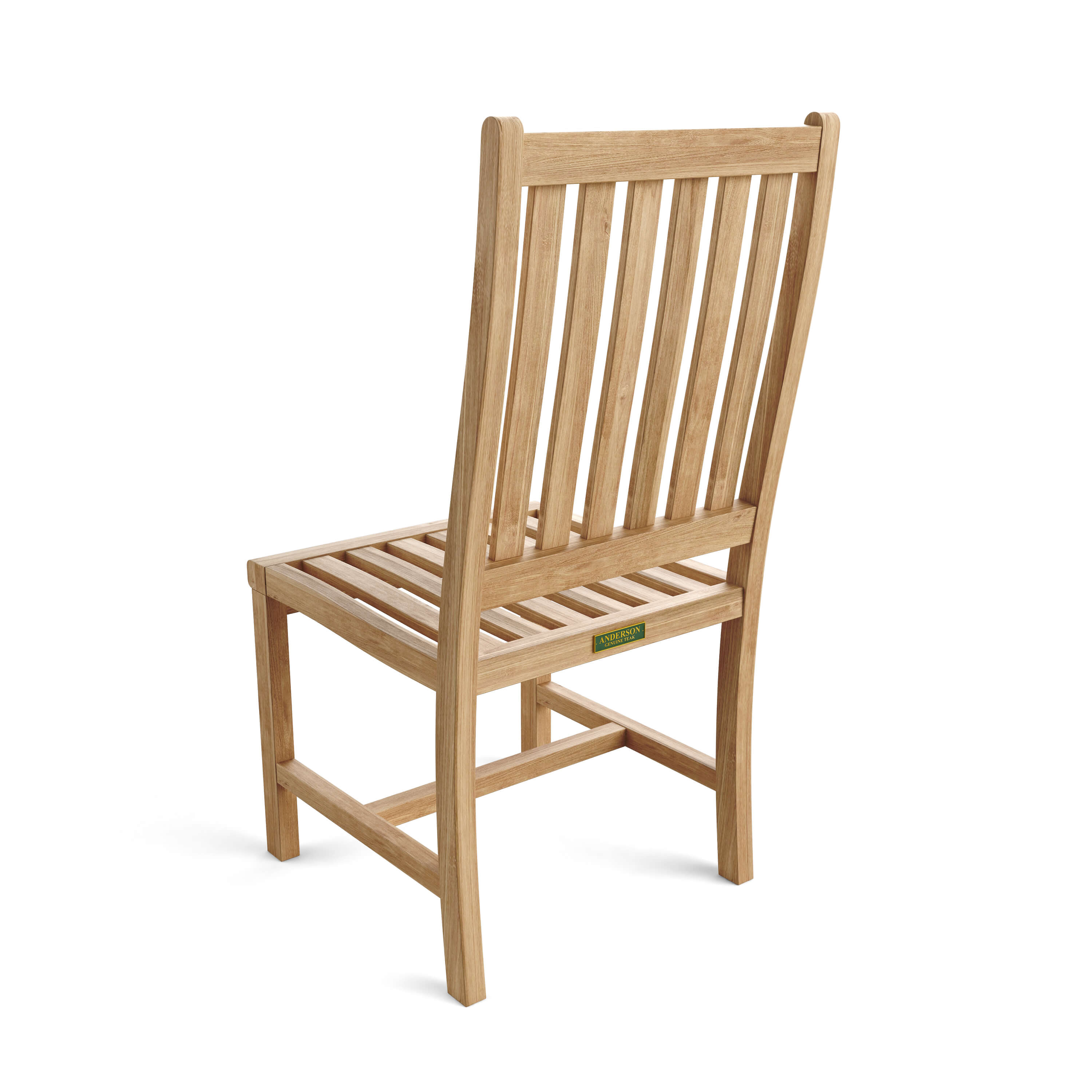 Anderson Teak Wilshire Dining Chair – Solid Teak Outdoor Dining Seating