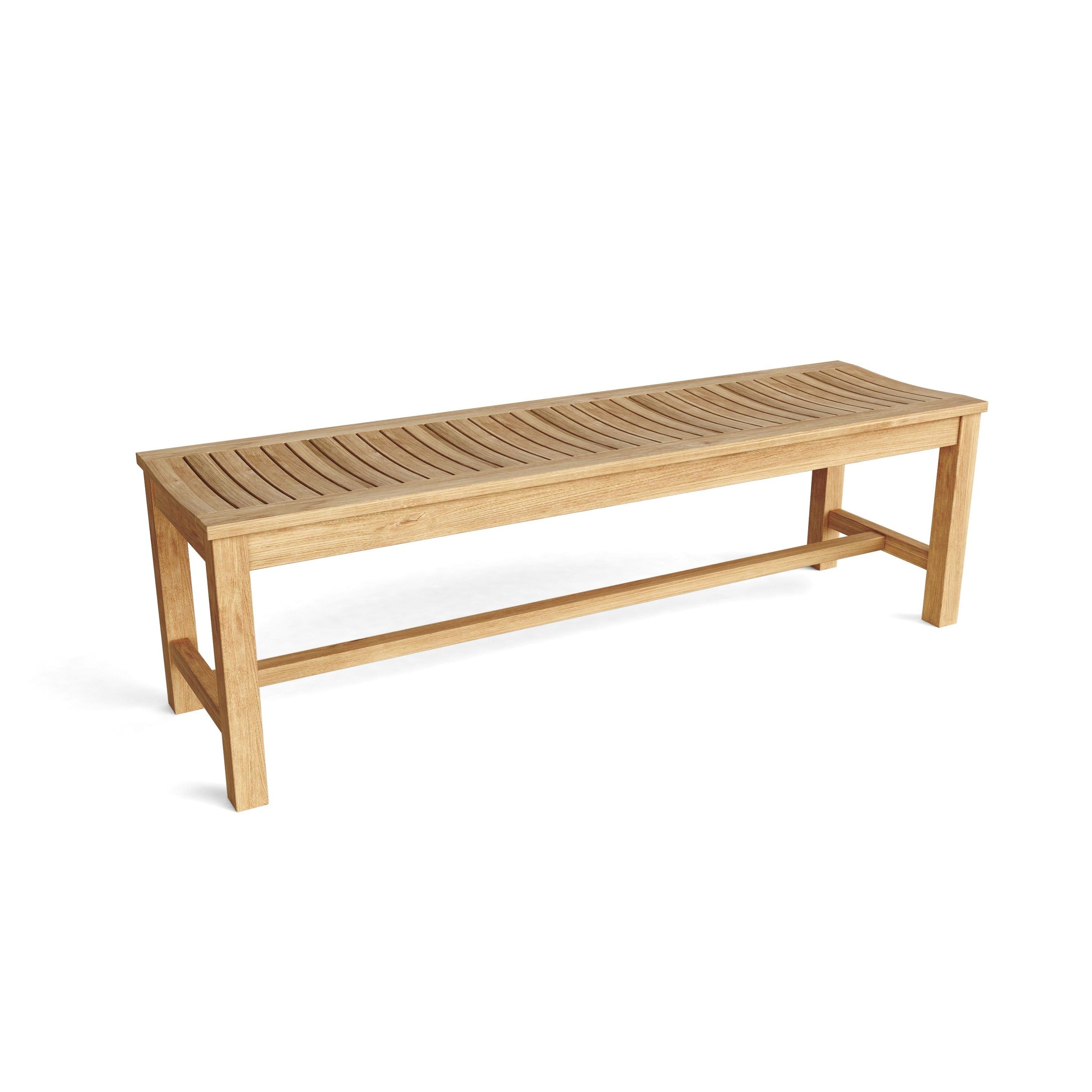 Anderson Teak – Casablanca 3-Seater Backless Bench – Curved Teak Seating