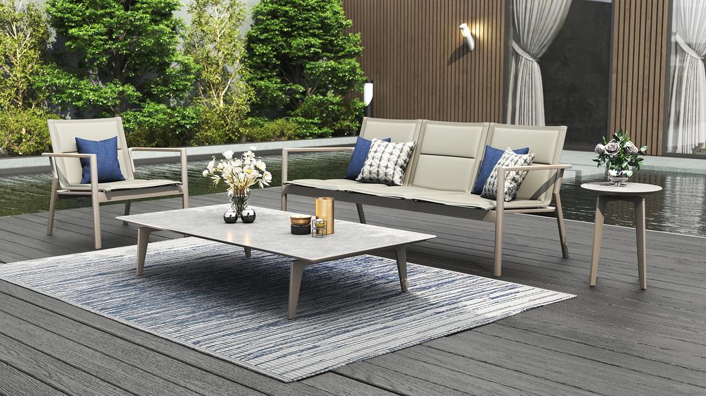Dorus SS Side Table -Ceramic Top - Ambiance Image~~