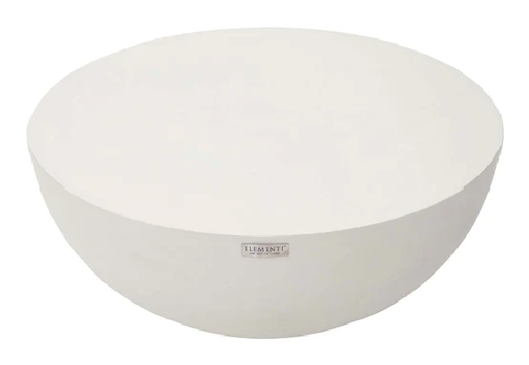 Elementi Home Chronos 34″ Round Concrete Coffee Table