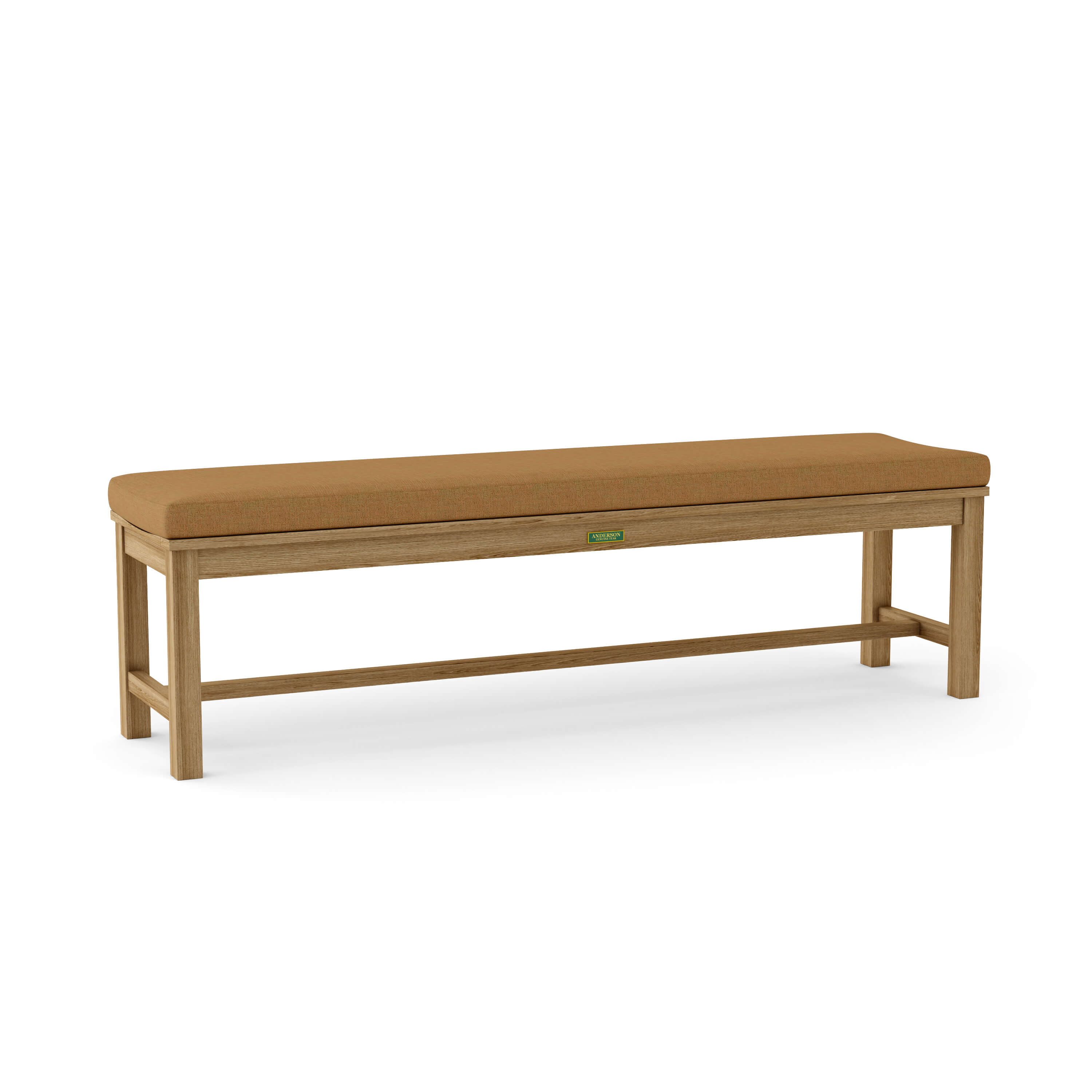 Anderson Teak – Casablanca 4-Seater Backless Bench – Curved Teak Seating