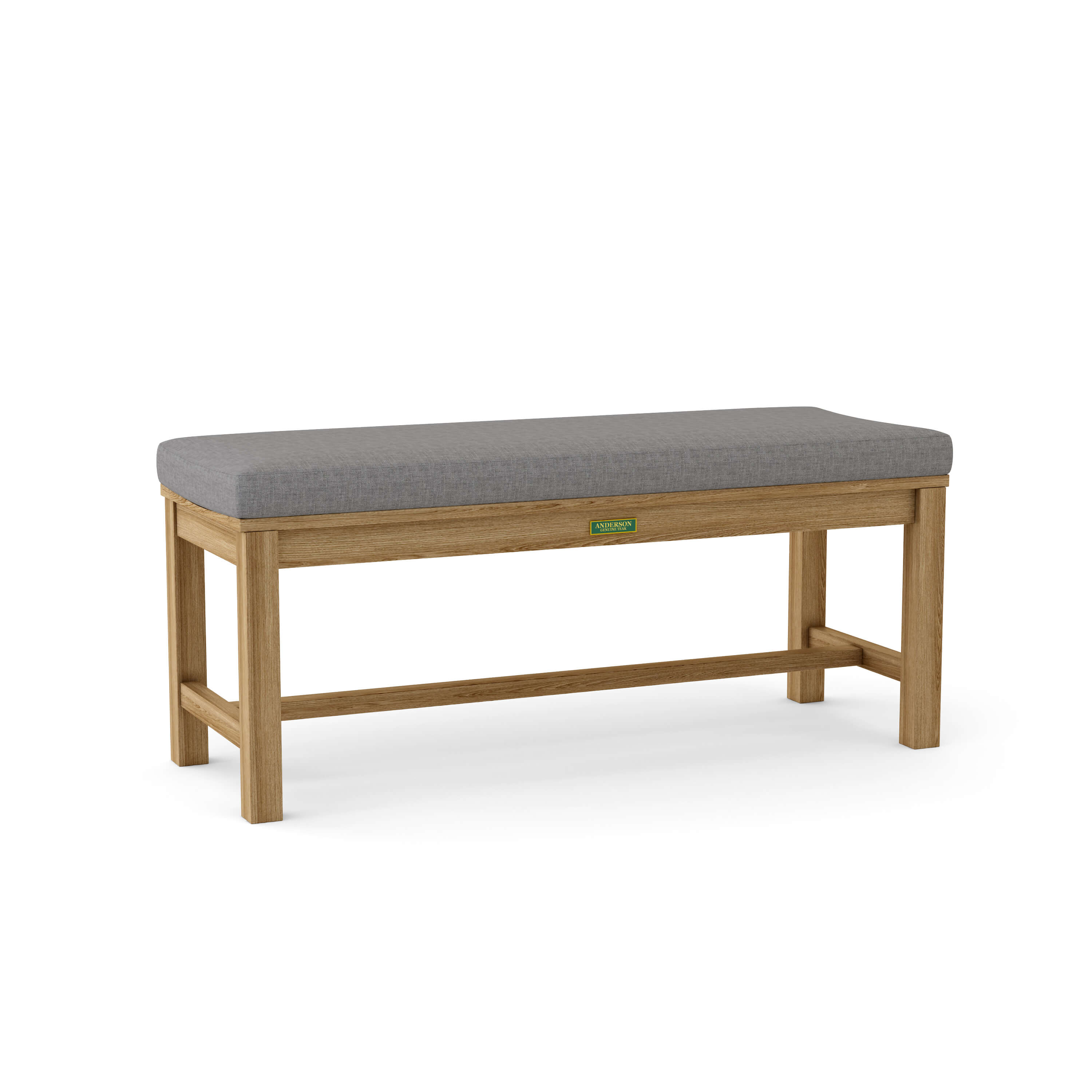 Anderson Teak – Casablanca 2-Seater Backless Bench – Curved Teak Seating
