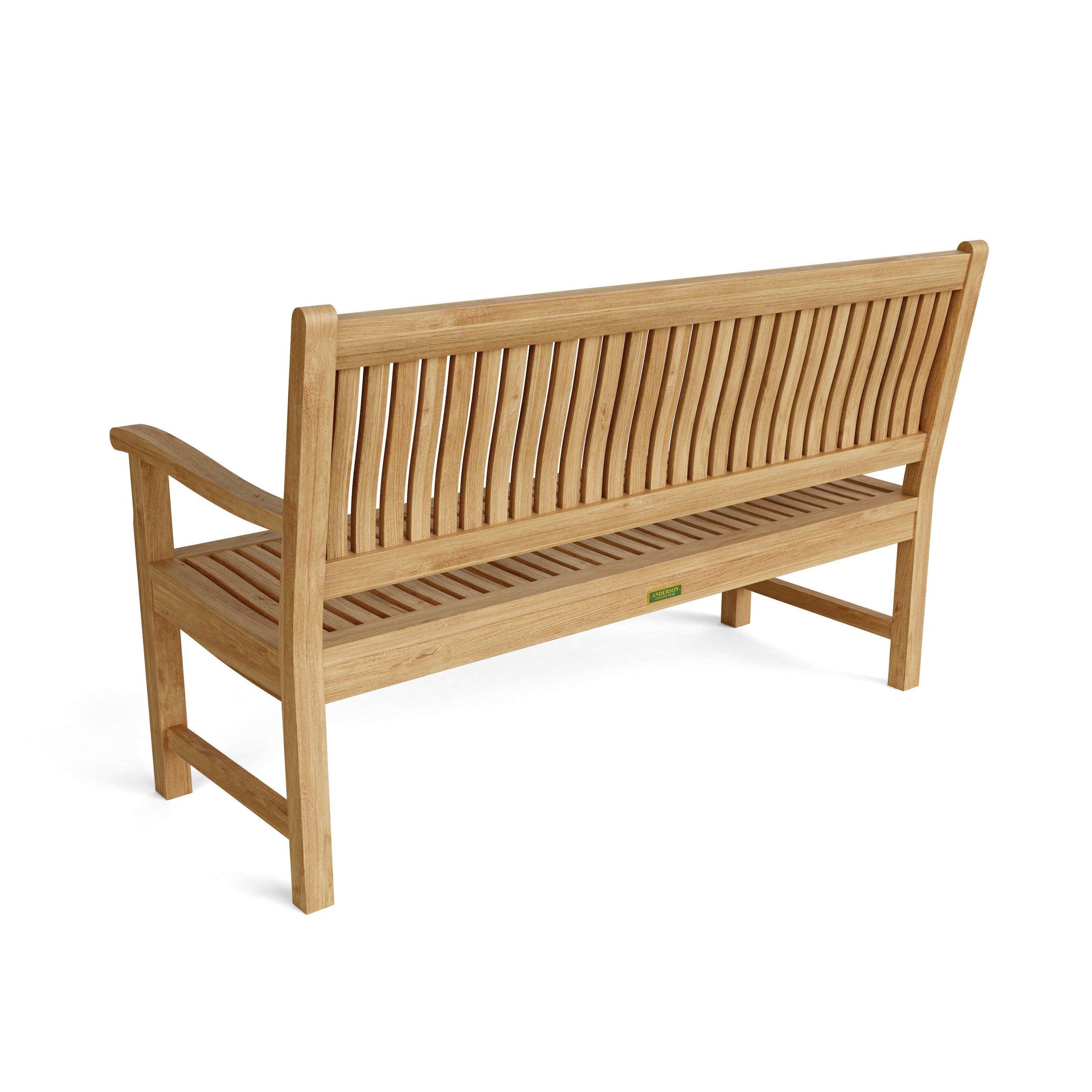 Anderson Teak Del-Amo 3-Seater Bench – Solid Teak Outdoor Garden Bench
