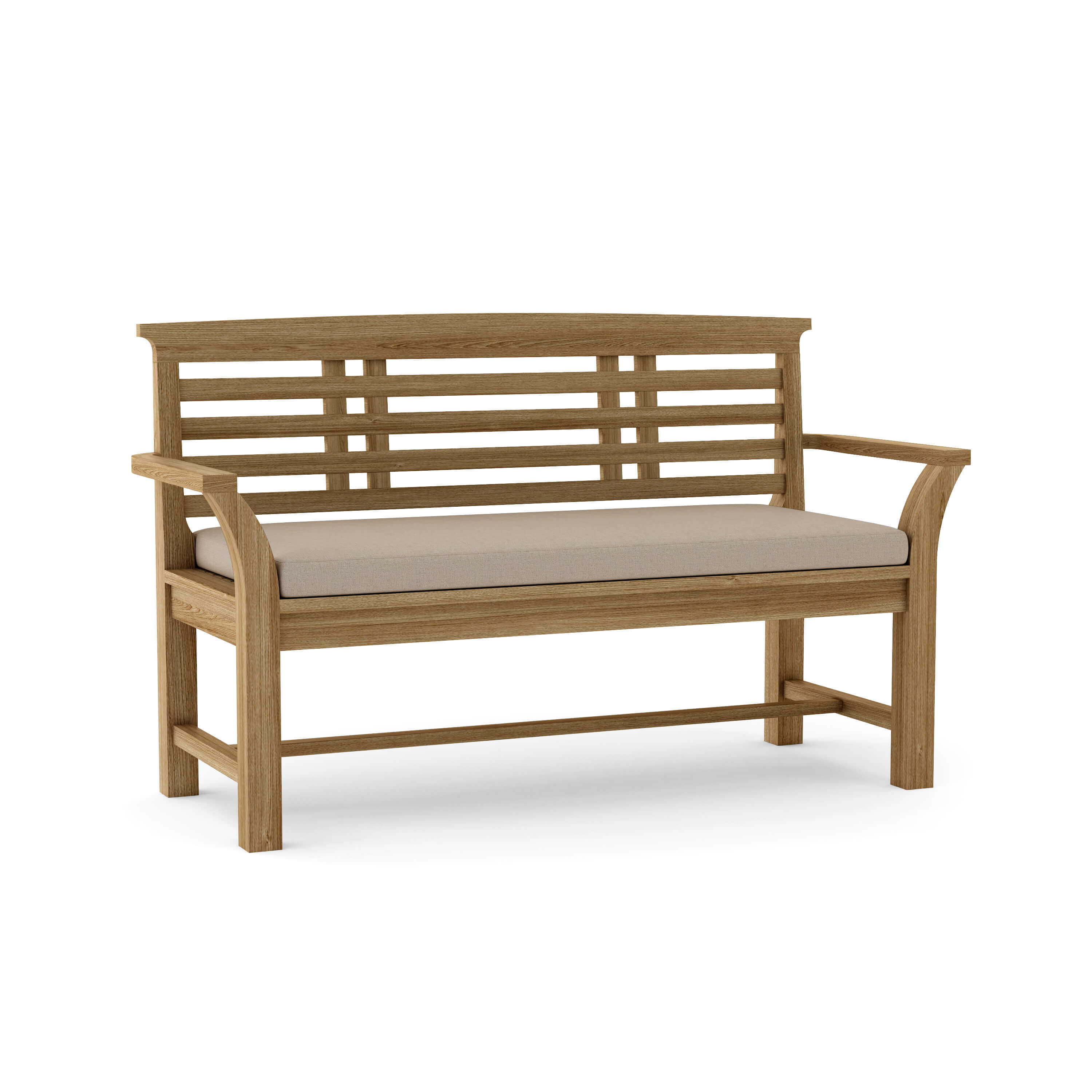 Anderson Teak Sakura 2-Seater Bench – Solid Teak Outdoor Garden Bench