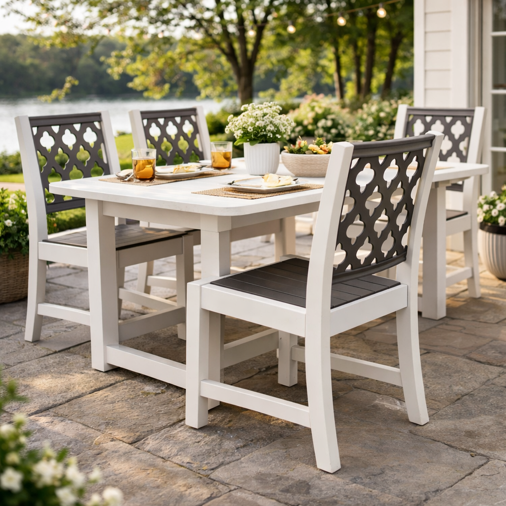 Seaside Greenwich Dining Side Chair Provincial – Modern Outdoor Patio Seating