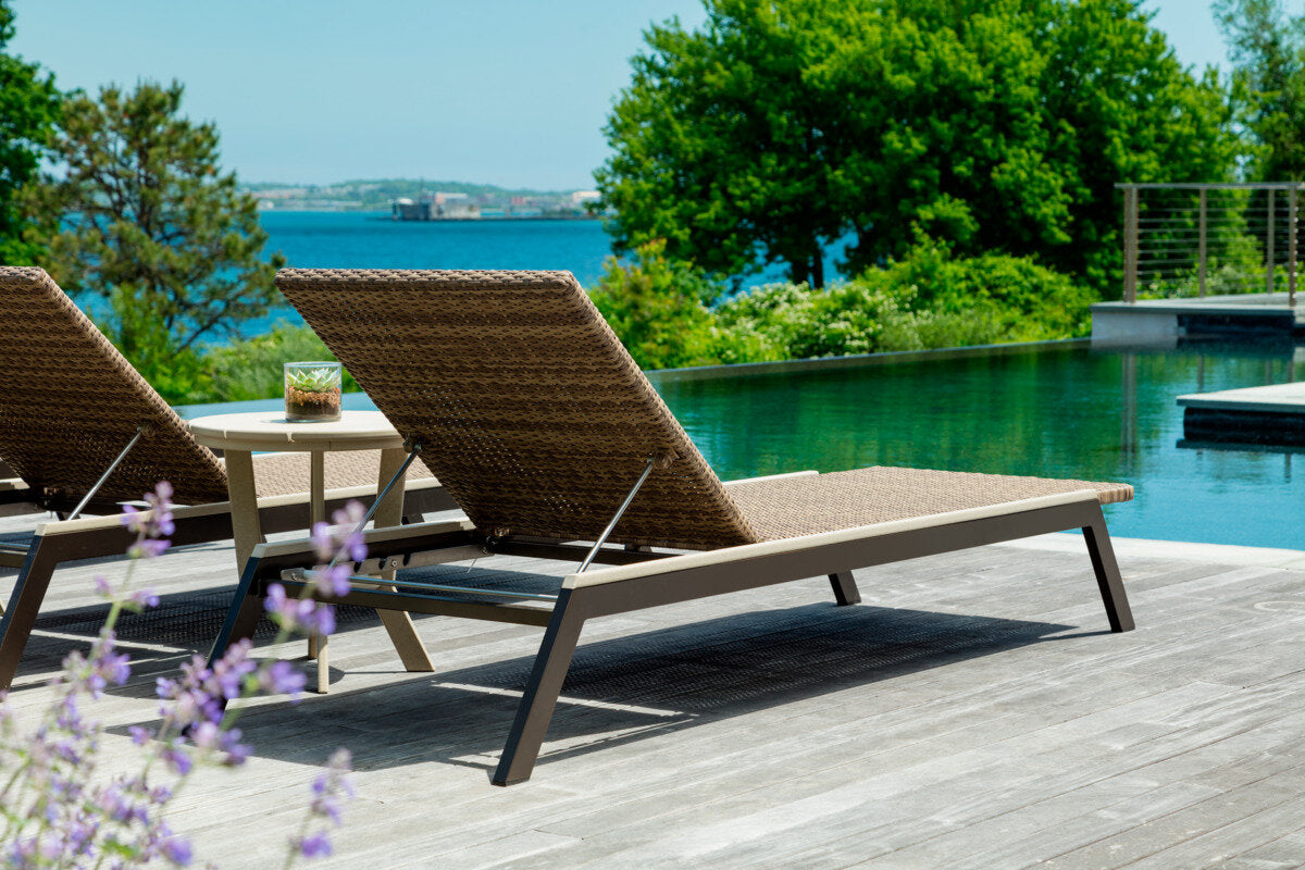 Seaside MAD Chaise – Aluminum Frame Outdoor Chaise Lounge