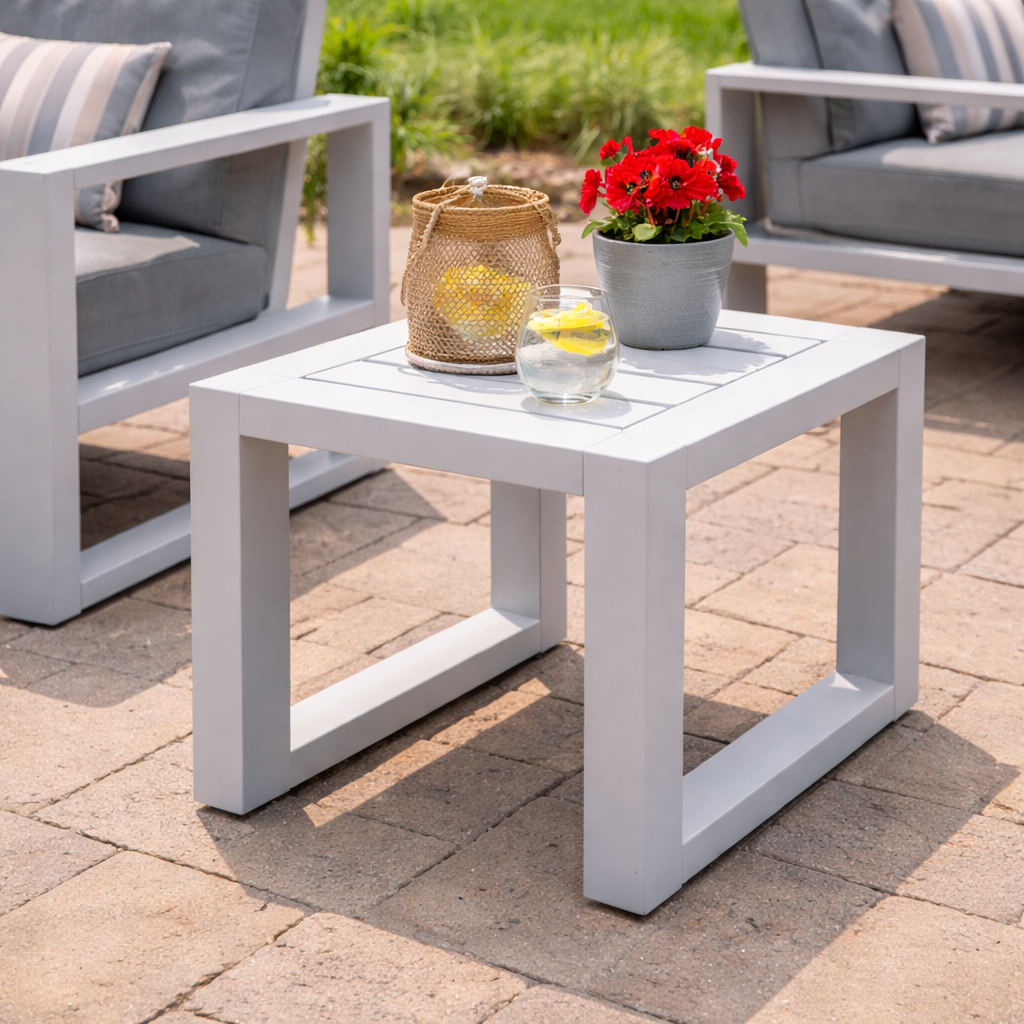 Seaside MIA End Table – Durable Outdoor Patio Side Table
